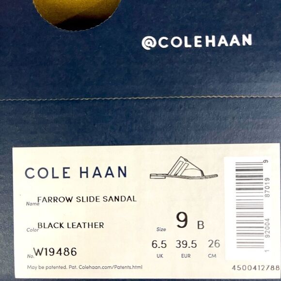 Cole Haan Farrow slide sandals BRAND NEW IN BOX - Picture 4 of 4